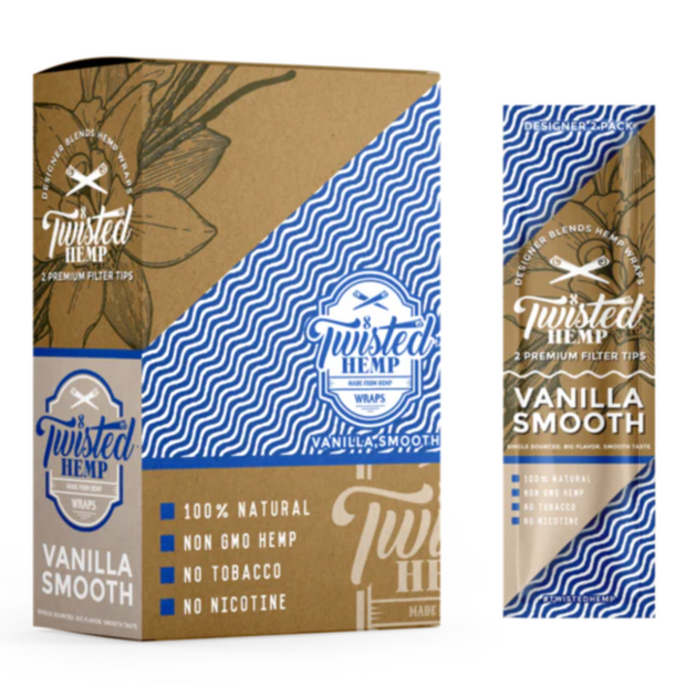 Twisted Hemp Designer Blend Hemp Wraps 2 Per Pack