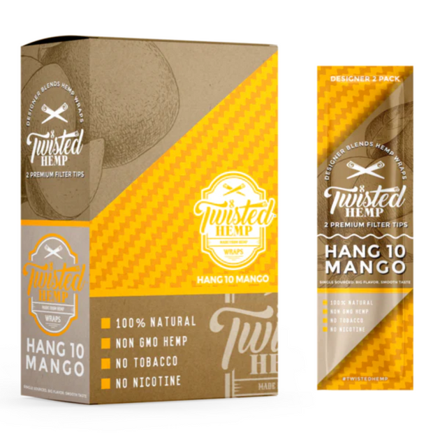 Twisted Hemp Designer Blend Hemp Wraps 2 Per Pack